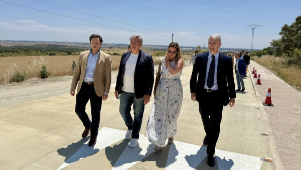 Ya es una realidad la renovación del acceso entre Villanueva del Pardillo y Las Cuestas